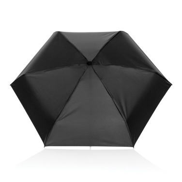 Logo trade promotional item photo of: 19.5" Aware™ RPET super mini manual 190T Pongee umbrella