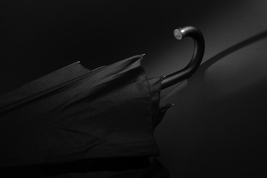 Logotrade promotional item picture of: Swiss Peak Vero Aware™ RPET 25” umbrella w luxe handle