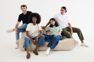 Logo trade business gift photo of: IQONIQ Nikko heavyweight recycled cotton t-shirt