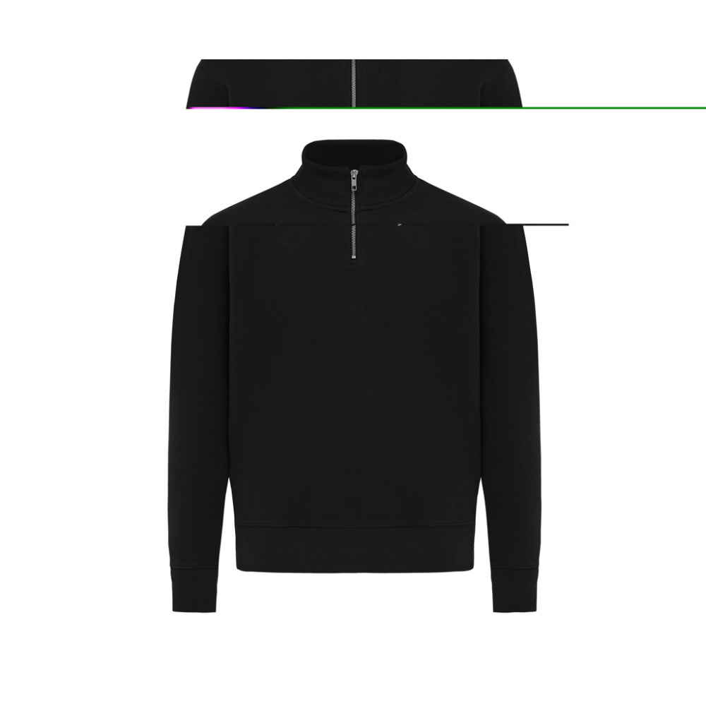 Logo trade promotional merchandise photo of: IQONIQ Elgon recycled cotton quarter zip sweater