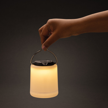 Logotrade promotional merchandise image of: Limio RCS recycled plastic portable re-chargeable table lamp