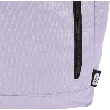 Logo trade business gifts image of: Byron 15.6" GRS RPET roll-top backpack 18L