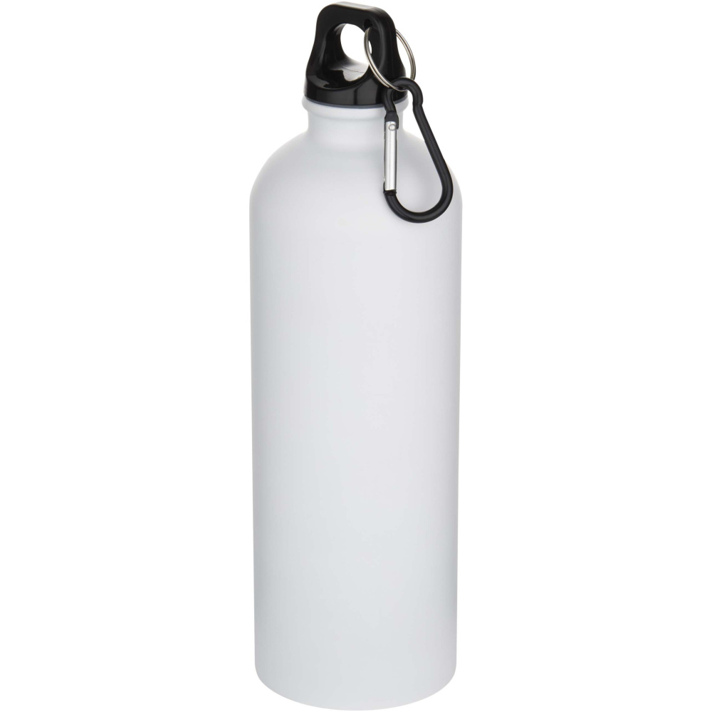 Logotrade promotional items photo of: Oregon 750 ml matte RCS recycled single wall stainless steel water bottle with carabiner