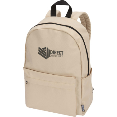 Logo trade promotional merchandise picture of: Byron 14" GRS recycled city laptop backpack 16L