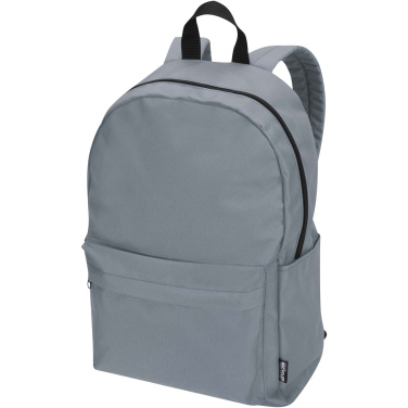 Logo trade promotional giveaways image of: Byron 14" GRS recycled city laptop backpack 16L