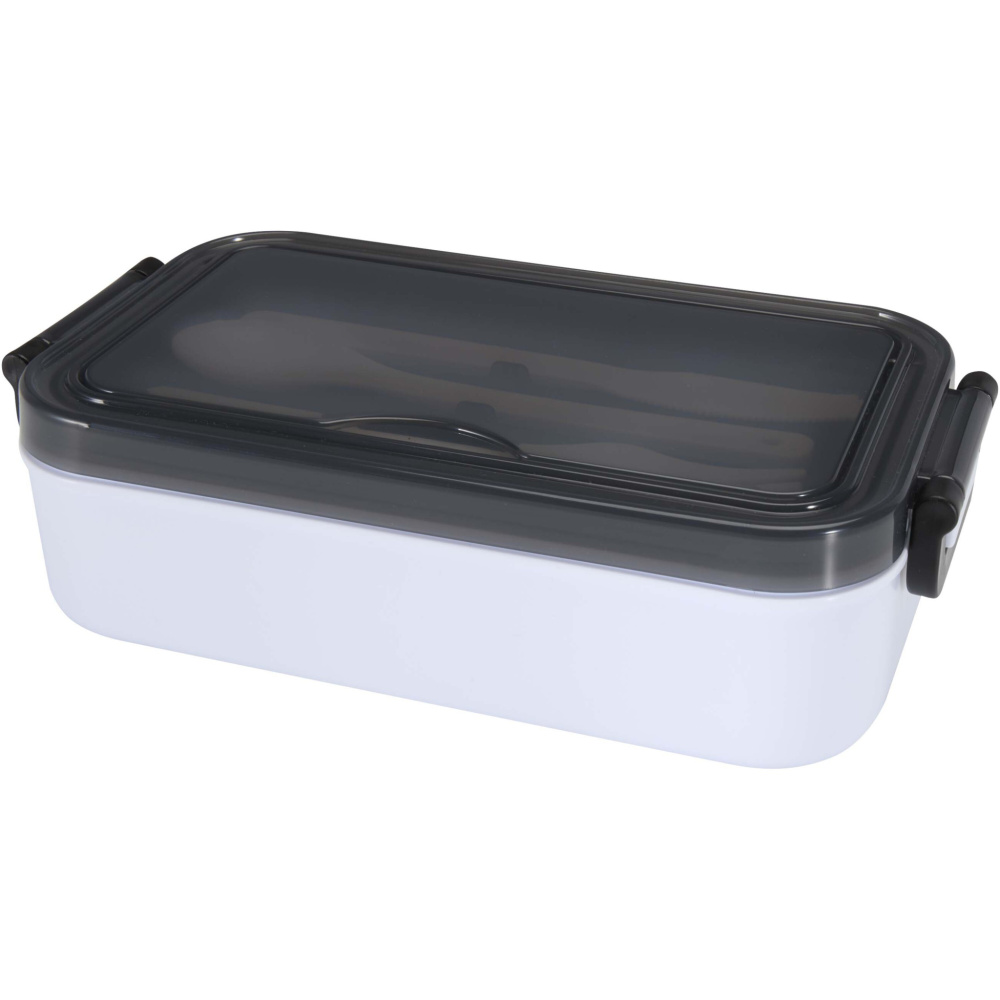 Logo trade promotional items picture of: Snappy lunch box and cutlery set
