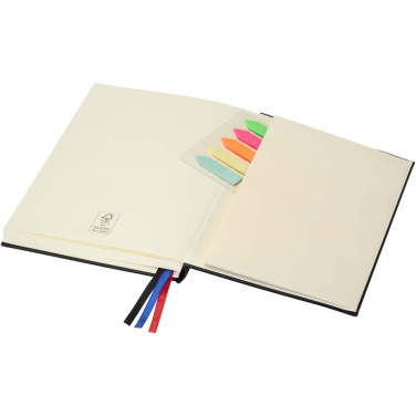 Logo trade promotional merchandise photo of: Alder A5 hard cover notebook