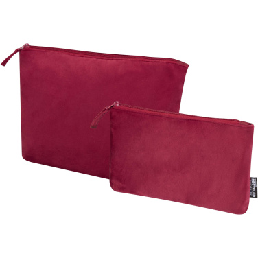 Logotrade advertising product image of: Swift GRS recycled velvet toiletry bag set