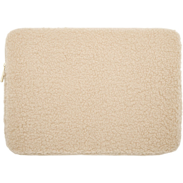 Logotrade promotional item image of: Bear 13" GRS recycled sherpa laptop sleeve 2L