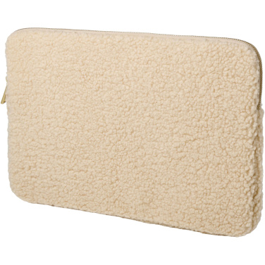 Logo trade promotional merchandise picture of: Bear 13" GRS recycled sherpa laptop sleeve 2L