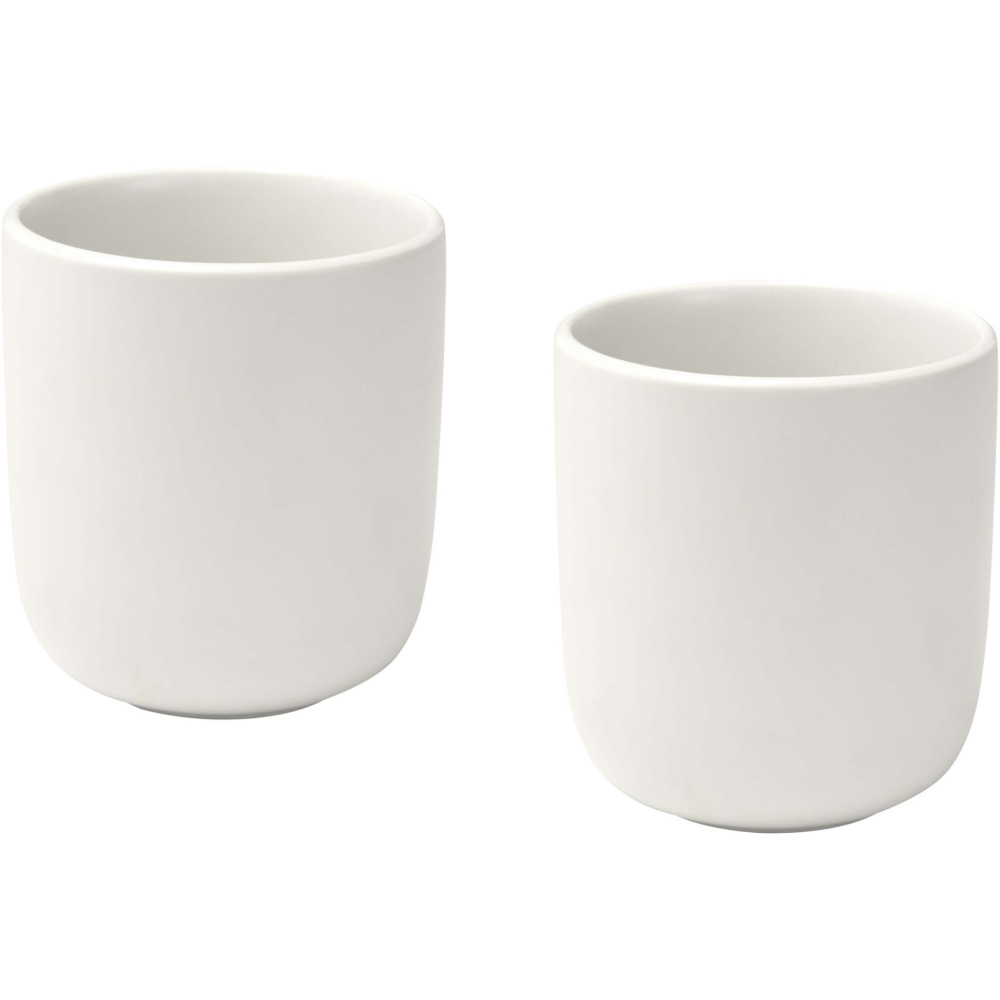 Logotrade promotional item image of: Male 200 ml ceramic cups - set of 2