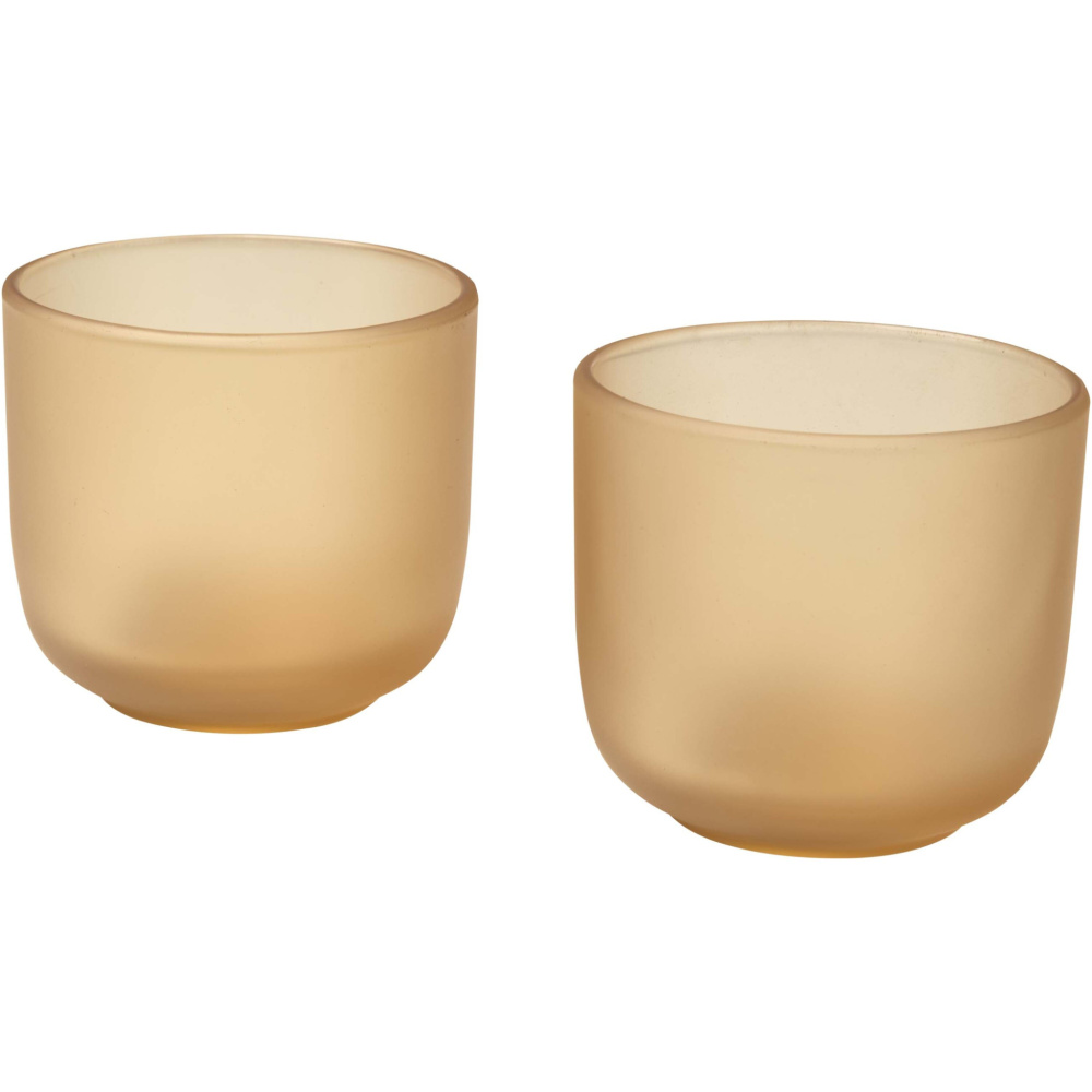 Logotrade promotional item image of: Male 200 ml glass cups - set of 2