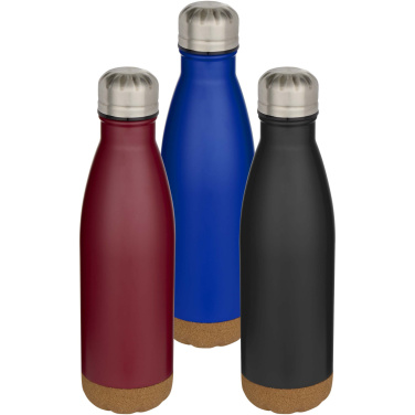 Logotrade corporate gifts photo of: Cove 500 ml double wall vacuum insulated stainless steel water bottle with cork details