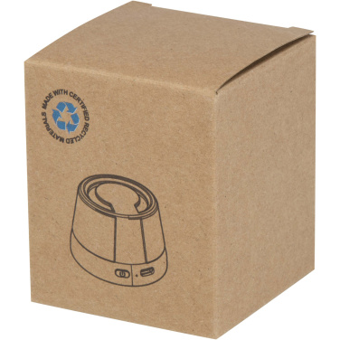 Logo trade promotional item photo of: Horna 3W recycled plastic magnetic wireless speaker