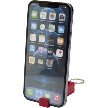 Logo trade advertising product photo of: Aggia recycled plastic phone stand with fidget toy
