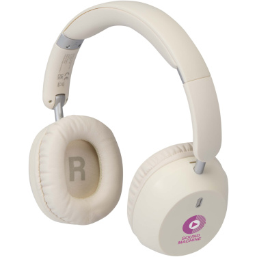Logotrade promotional merchandise image of: Hoggar recycled plastic over-ear foldeable ANC and ENC headphones