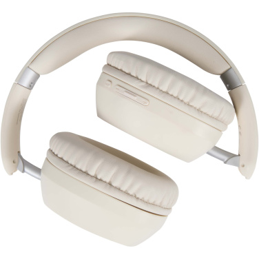 Logotrade promotional gift image of: Hoggar recycled plastic over-ear foldeable ANC and ENC headphones