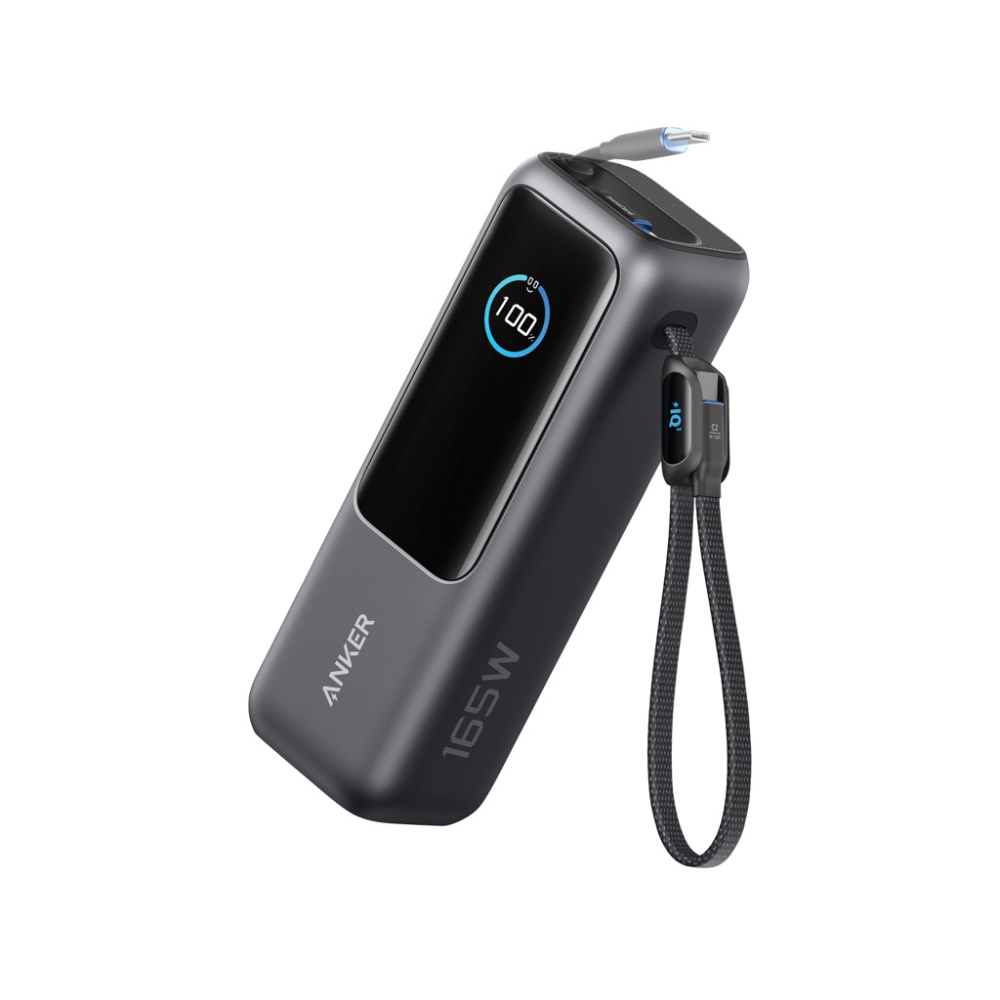 Logo trade promotional gifts picture of: Anker Power Bank 25.000 mah 165W, Built-in retractable cable