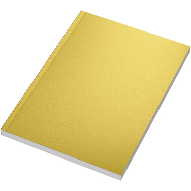 Logotrade promotional merchandise picture of: Novella Austen A5 metallic soft cover notebook - 100 sheets