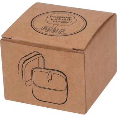 Logotrade advertising product image of: Candle in tin PRAGUE