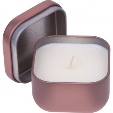 Logo trade advertising products image of: Candle in tin PRAGUE