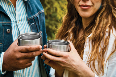 Logo trade business gifts image of: Black+Blum Explorer Flask Duo 1L