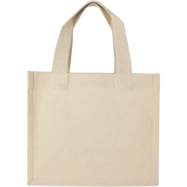 Logo trade advertising products picture of: Odessa 220 g/m² GRS recycled cotton mini gusset tote bag 9L