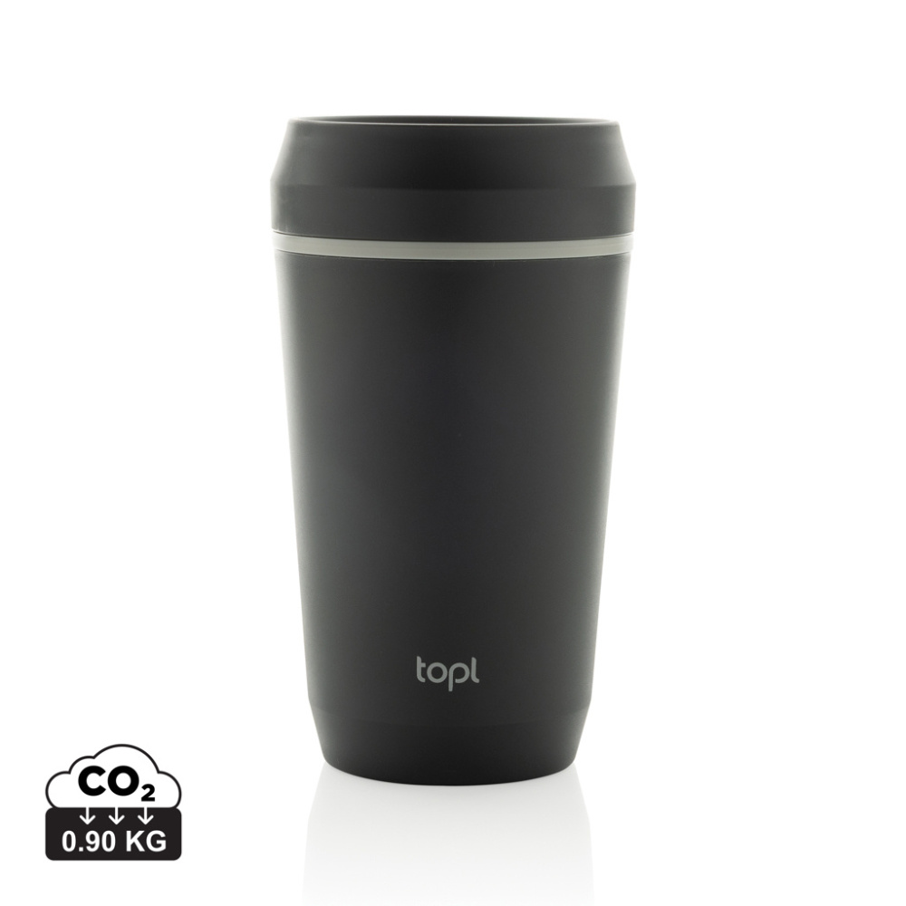 Logo trade corporate gifts picture of: Topl Recycled Plastic To Go Tumbler Patented 360 Lid 354ml