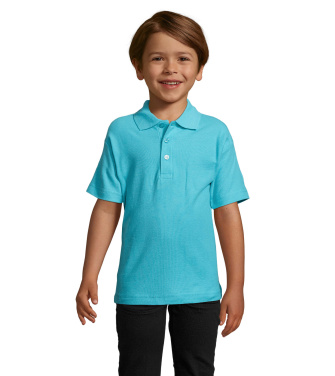 Logo trade promotional giveaways image of: SUMMER II KIDS Polo 170g