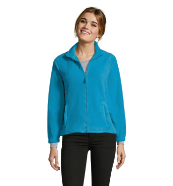 Logotrade promotional merchandise picture of: NORTH WOMEN ZIPPED FLEECE