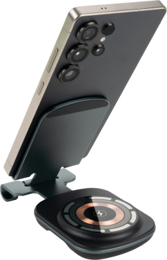Logo trade promotional products picture of: Phone holder with wireless charger
