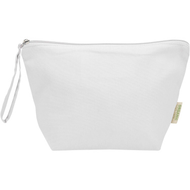 Logo trade promotional merchandise picture of: Odisha 180 g/m² OCS organic large accessory pouch 3L
