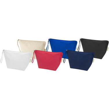 Logo trade corporate gifts image of: Odisha 180 g/m² OCS organic large accessory pouch 3L