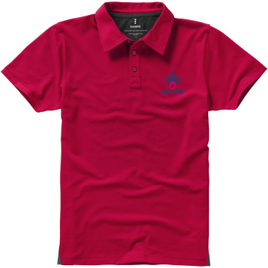 Logo trade promotional giveaway photo of: Markham short sleeve men's stretch polo