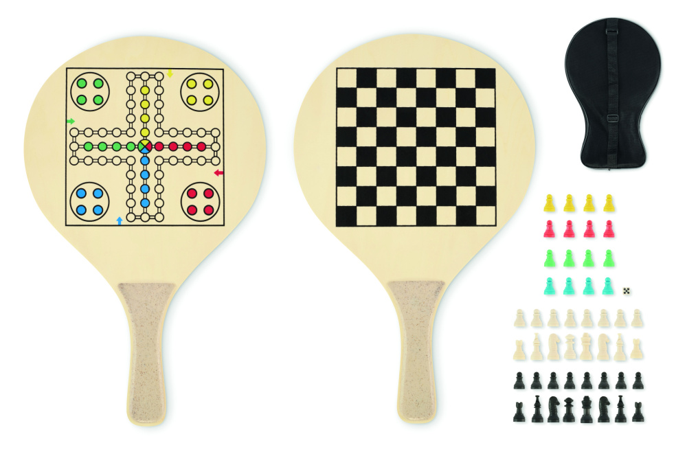 Logo trade promotional items image of: Beach racket set