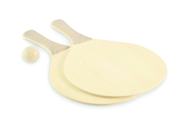 Logo trade promotional merchandise image of: Beach racket set