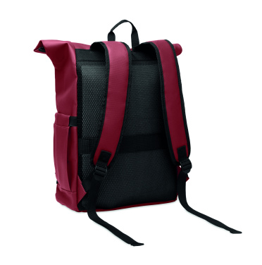 Logo trade promotional merchandise image of: Rolltop laptop rucksack 600D