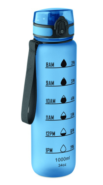 Logotrade promotional giveaway image of: Sports water bottle RPET 1L