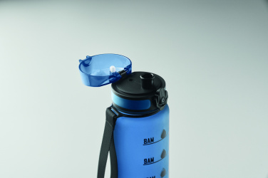 Logo trade promotional merchandise image of: Sports water bottle RPET 1L