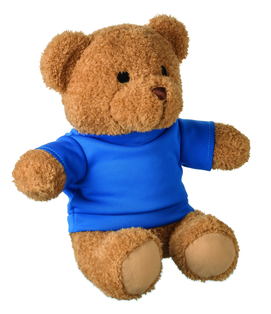 Logo trade promotional product photo of: Teddy bear with t-shirt 23 cm