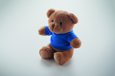 Logo trade promotional items image of: Teddy bear with t-shirt 23 cm