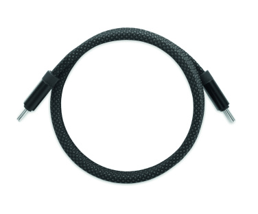 Logo trade promotional gifts image of: Braided magnetic cable in RPET