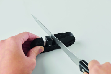 Logo trade promotional merchandise photo of: Pocket-sized knife sharpener