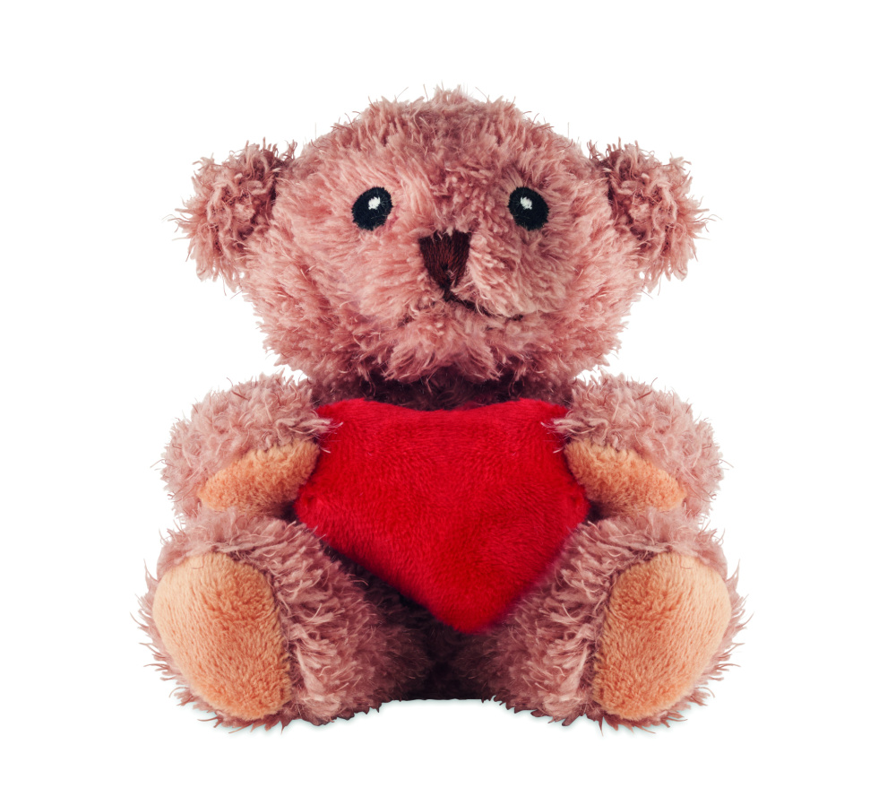 Logotrade promotional product image of: Teddy bear plush with heart