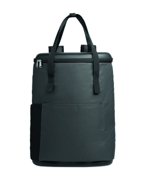 Logo trade promotional merchandise photo of: Cooler rucksack 600D RPET