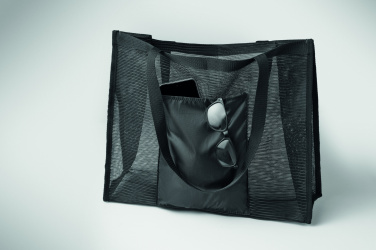 Logotrade promotional gift image of: RPET mesh shopping bag