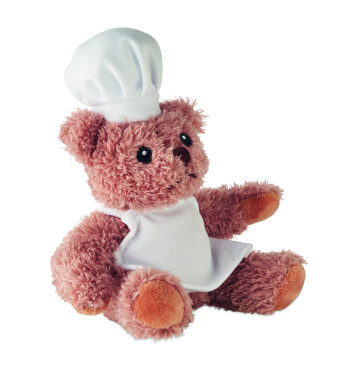 Logo trade advertising product photo of: Teddy bear plush chef