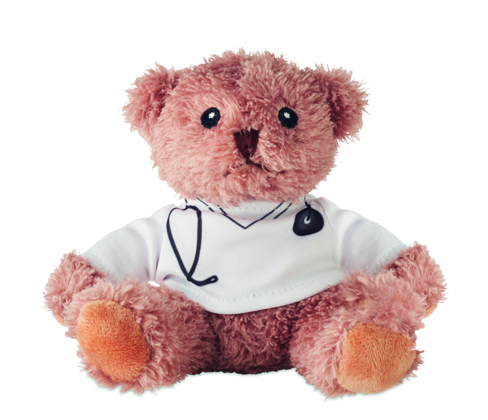 Logo trade promotional merchandise image of: Teddy bear plush doctor