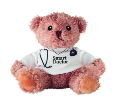 Logo trade promotional items image of: Teddy bear plush doctor