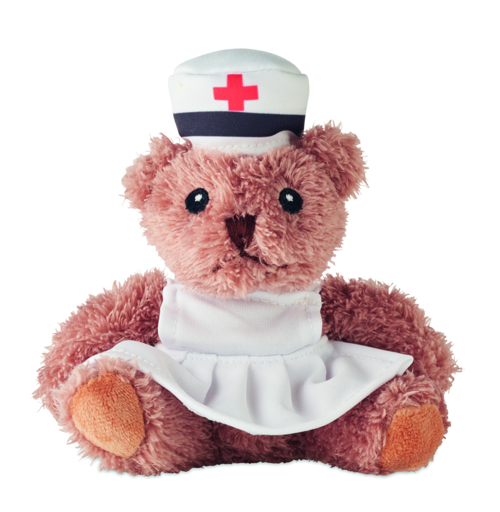 Logotrade business gift image of: Teddy bear plush nurse